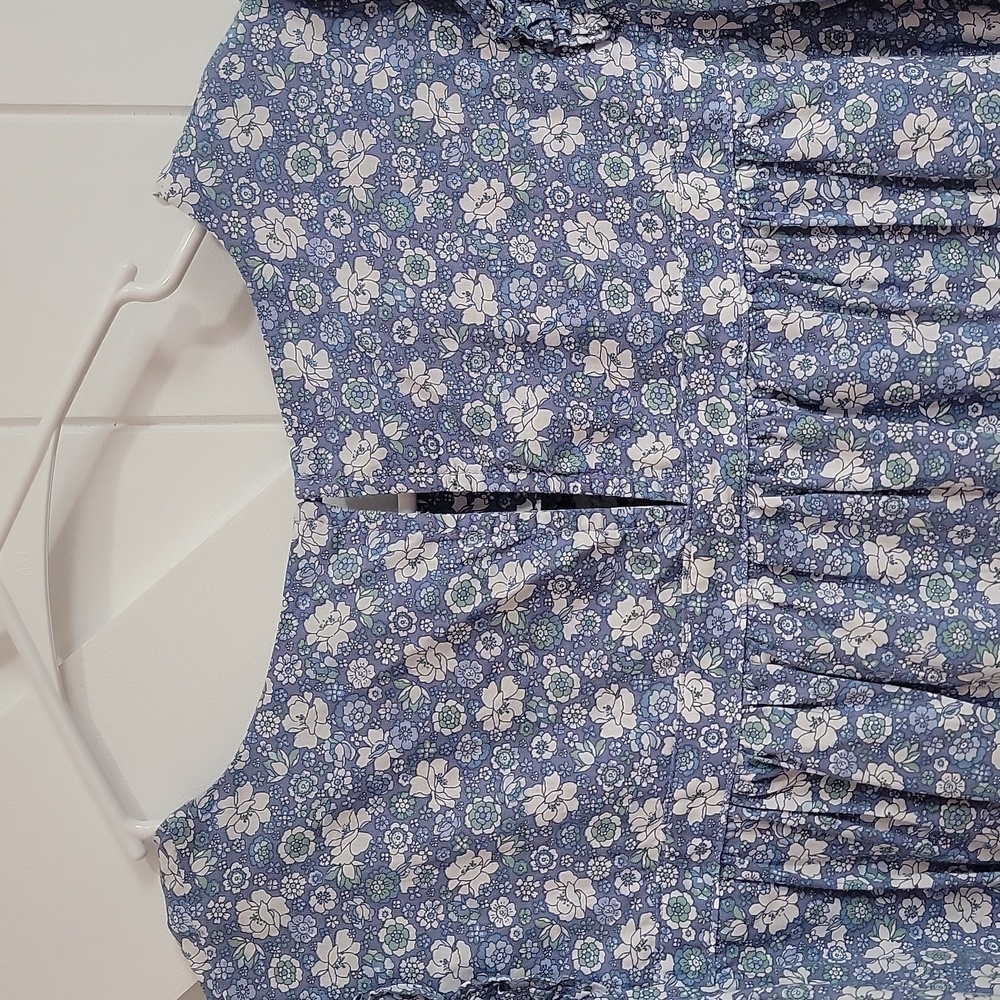 Hyacinth House Tuckernuck Romi Blue Floral Dress M - Picture 6 of 6